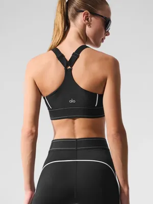 Alo Yoga Black Airlift Suit Up Bra thumbnail 2