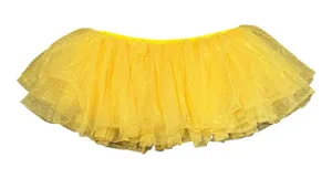 Amscam Adult One‎ Size Yellow Tutu 10" Elastic Waist Costume Ballerina thumbnail 1