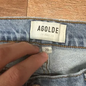 Agolde Nico High-Rise Slim Organic Cotton/Lyocell Blend Jeans Size 29 thumbnail 3