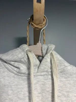 UMass Gray Hooded Sweatshirt with Maroon Logo thumbnail 2