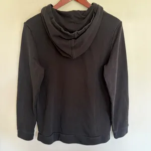 Adidas Womens‎ Black Vertical Logo Tape Pullover Hoodie Sweatshirt Size Large thumbnail 8