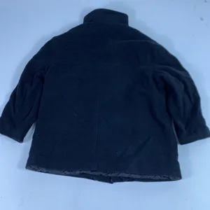 Lauren Ralph Lauren Cashmere‎ Blend Peacoat Womens Medium Black Quilted Parka thumbnail 4