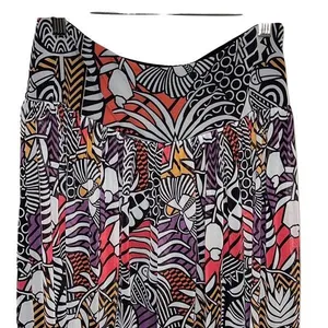 Farm Rio for Anthropologie Tropical Maxi Skirt Mesh Lined Black White Multi Smal thumbnail 4