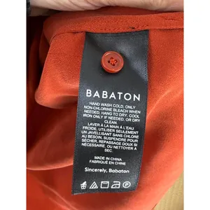 Babaton from Aritzia Relaxed Fit Rust Orange Silk Blend Blouse - Size - XS thumbnail 5