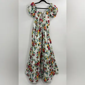 Cara Cara Payton Off-Shoulder Cutout Poplin Maxi Dress thumbnail 5