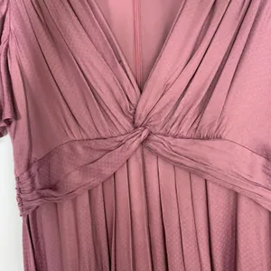Gal Meets Glad Genevieve Empire Waist Mauve Womens Size 6 thumbnail 6