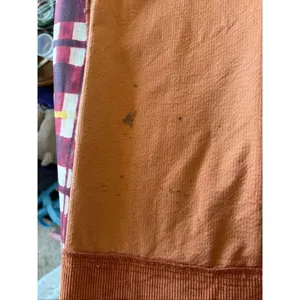 By Anthropologie Orange Corduroy Cropped Flare Pants Patch Pockets Size 6 thumbnail 10