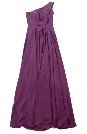One Shoulder with Slit Lace Up Back Formal Dress in Purple, Size US 4​​​​​​​ thumbnail 1