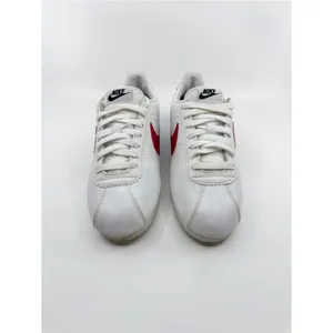 Nike Womens Size 9 White Red Blue Cortez Classic Leather Sneakers 807471-103 thumbnail 2