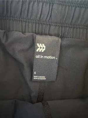 all in motion Black Athletic Shorts with Drawstring thumbnail 4
