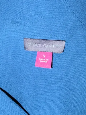 Vince Camuto small Women's Teal Long-Sleeve Button-Down Shirt Dress / Tunic thumbnail 5