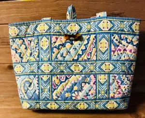 Vera Bradley Tote 14 x 10 lite blue women's handbag thumbnail 1