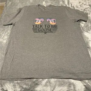 Bella Canvas Heather Gray T-Shirt - Talk To Me Goose thumbnail 1