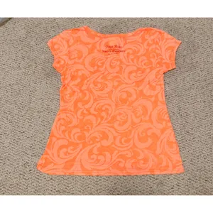 Harley-Davidson Nags Head NC Orange Swirl Graphic Tee Womens XL Made in USA thumbnail 5