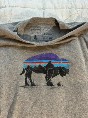gray patagonia t-shirt thumbnail 2