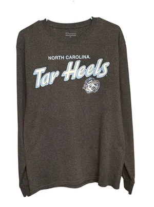 Champion North Carolina Tar Heels Long Sleeve Shirt - Charcoal thumbnail 1