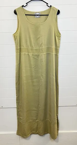 Women’s Vintage Dressing Clio Long Sleeveless Dress Medium Flowy Beach Travel thumbnail 1