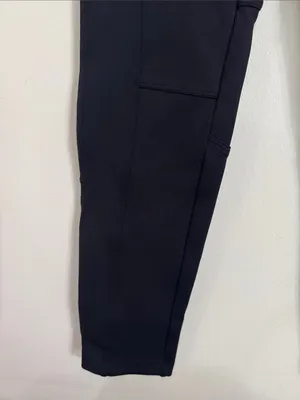 Aritzia Talula Panel Black Neoprene Scuba Ponte Skinny Seam Panel Slim Pants XS thumbnail 4