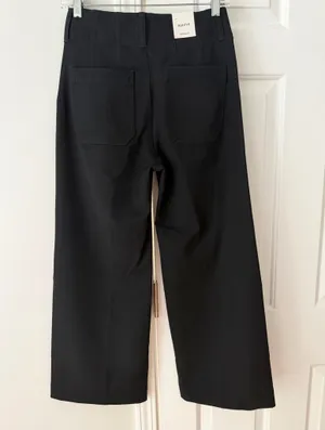 Anthropologie Maeve The Colette Stretch Twill Crop Wide-Leg Pants, Size 26 thumbnail 10