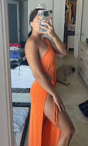 Orange Maxi Dress thumbnail 2