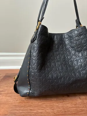 Coach Edie Shoulder Bag 31 In Signature Leather With Rivets thumbnail 2