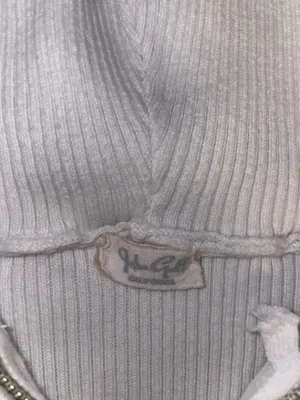 Cropped Zip-Up John Galt Hoodie thumbnail 2