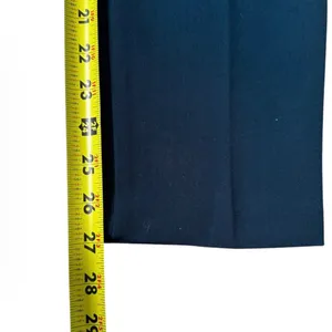Zara Women Medium Blue High Rise Tapered Dress Pants Trousers V-Back Notch |0293 thumbnail 3