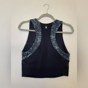 Spyder Women’s Active Black Activewear Sport Bra Top Size L‎ thumbnail 5