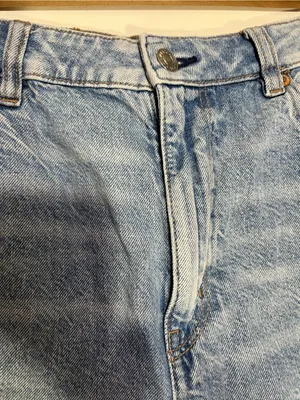 American Eagle Outfitters Light Blue baggy mom short size 12 thumbnail 5