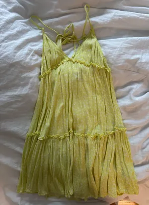 Wild Fable Yellow floral mini dress thumbnail 1