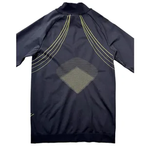 Gymshark Apex Seamless 1/4 Zip Black Yellow Long Sleeve Athletic Top Women's M thumbnail 9