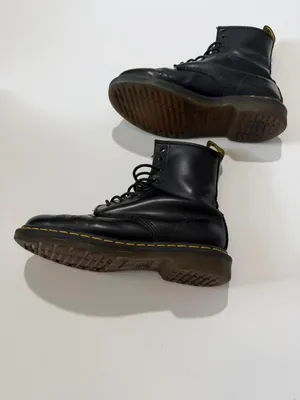 Dr. Martens 1460 Smooth Leather 8-Eye Combat Boots, Black, Women's Size 8 thumbnail 3