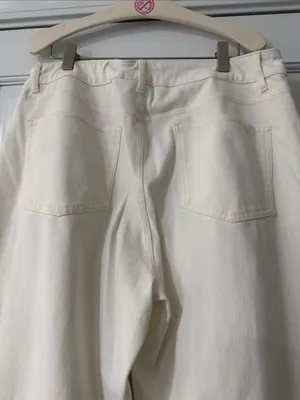 Halara Flex™ Zipper Pockets Washed Baggy Wide Leg Casual Jeans Size 12 thumbnail 7
