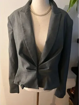 Express blazer stylish size 14 gray thumbnail 1
