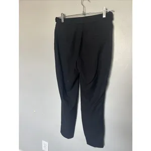 H&M -Womens Dress Pants / Slacks with Gold Buckels - Size 4 - Black thumbnail 6