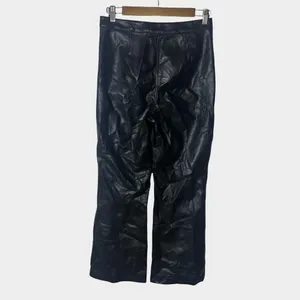 Wilfred Melina Black Vegan Leather High Rise Straight Leg Pants Size 8‎ thumbnail 8