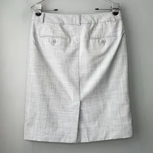 Express Editor Pencil Skirt Size 6 Light Gray Career Office Academia Corpcore thumbnail 4