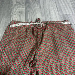 Vineyard vines Red Green Whale Print PJ’s Bottom; Medium thumbnail 4
