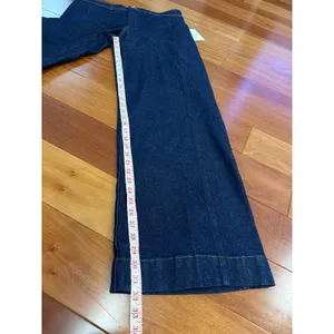 Joe's Jeans The Seamed Denim Trouser Womens Blue Rinse Wide Leg 33 thumbnail 8
