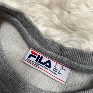 Fila Grey Crewneck Long Sleeve Sweatshirt Athletic Gym Workout Casual Comfy thumbnail 5