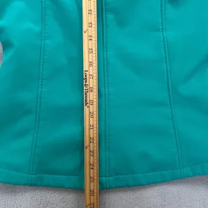ZeroXposur Hooded Jacket Winter Coat Women Medium Teal Green Zip Up‎ Pockets thumbnail 9
