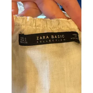 Zara Floral Off The Shoulder Dress Women Small Ivory Floral‎ Ruffle Boho Cottage thumbnail 10