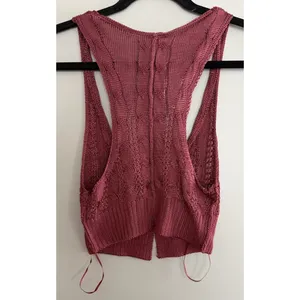 Free‎ People "The Vest Of Us" Marsala Women's Size X-Small thumbnail 2