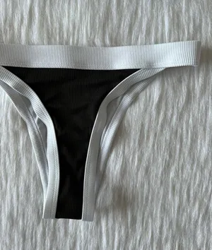 Color Block Bikini Set Black thumbnail 6