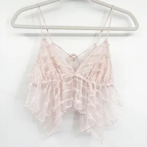 Urban Outfitters Womens‎ Tabatha Lace 3D Bow Coquette Babydoll Cami Pink Size XS thumbnail 2