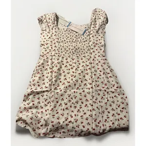 Aeropostale Mini Dress Women L Cherry Print Peasant Top Spring Fashion thumbnail 2