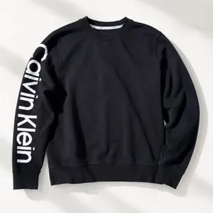 Calvin Klein Black Logo Sleeve Crewneck Sweatshirt Streetwear M thumbnail 1