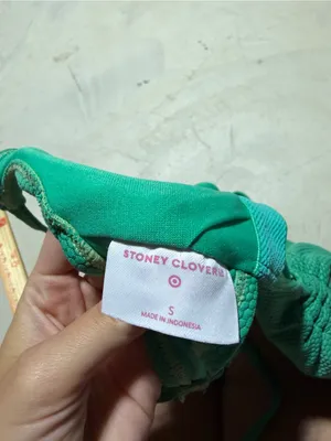 Stoney Clover Lane x target Green Textured One-Piece Swimsuit small thumbnail 6