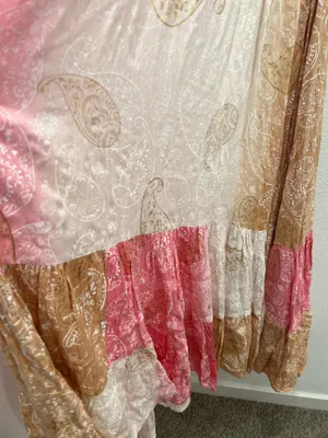 Zurly Ombré Pink Boho Maxi Dress One Size Fits Up to XL thumbnail 3