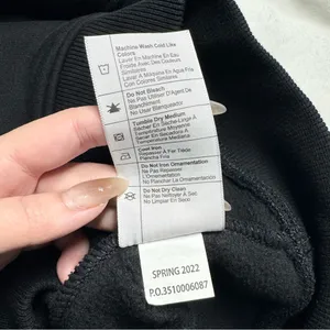Carhartt Womens Relaxed Fit Midweight Logo Sleeve Graphic Hoodie Black - XS thumbnail 8